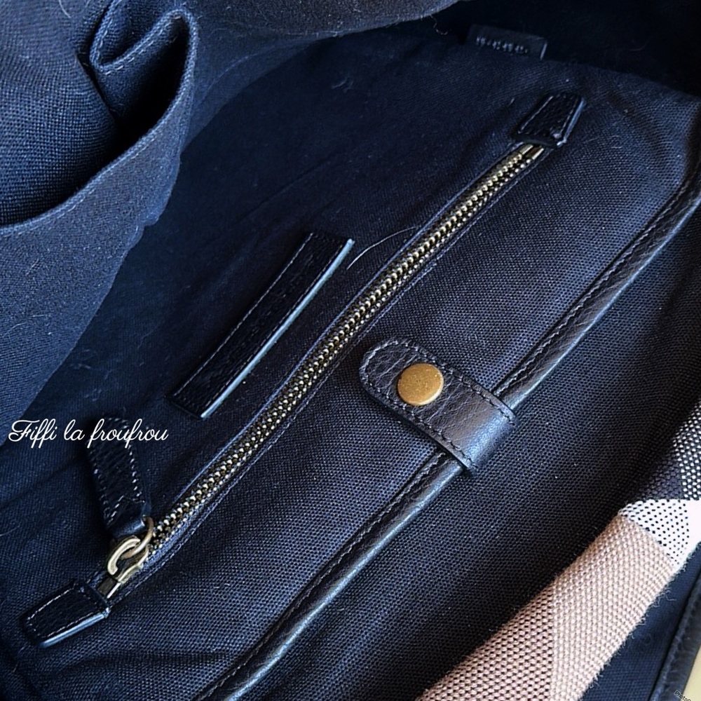 Burberry Tan and Black Men's Backpack - Picture 9 of 16